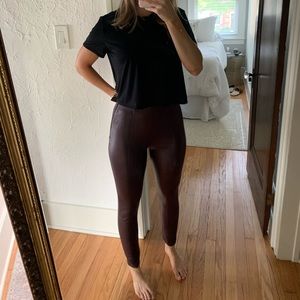 Topshop leather pants